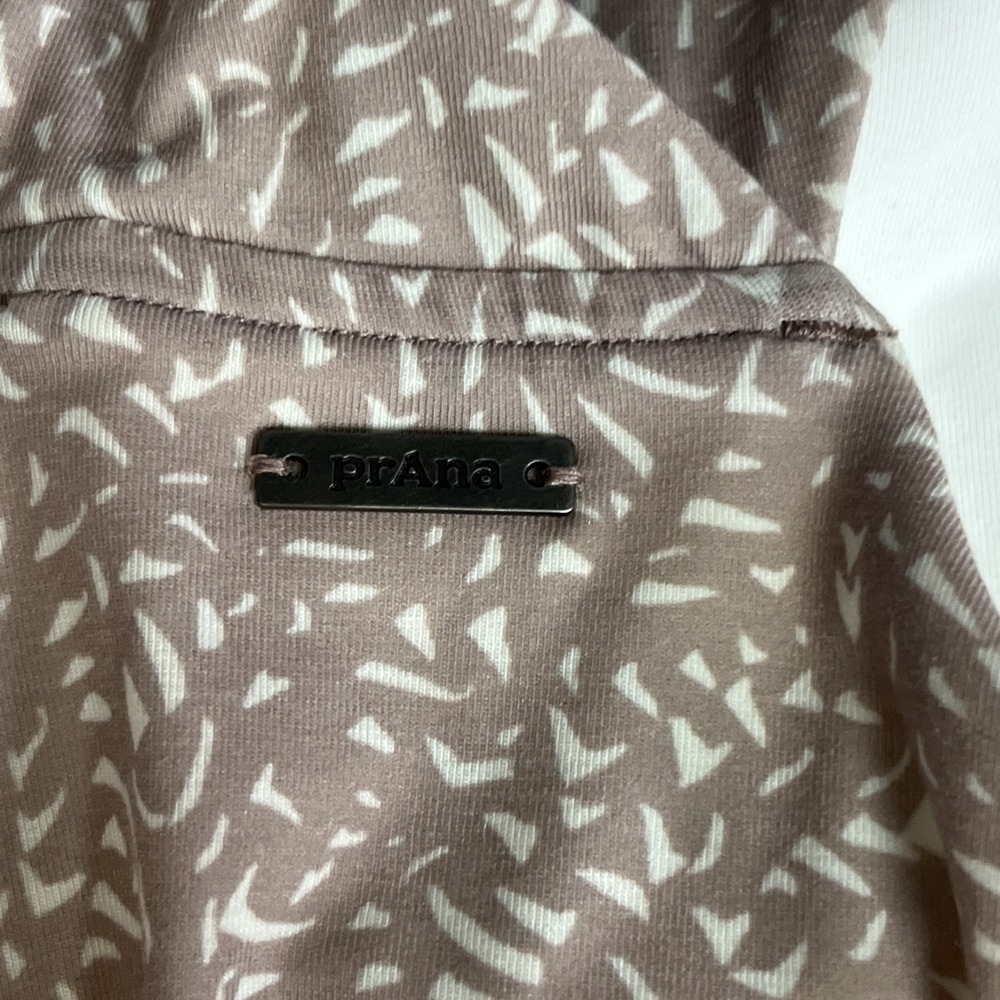 Prana NWT Kamen Taupe Dress Casual Sz M. Pockets Shelf Bra - Picture 4 of 7